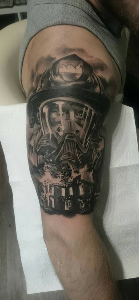 raiders tattoo sleeve